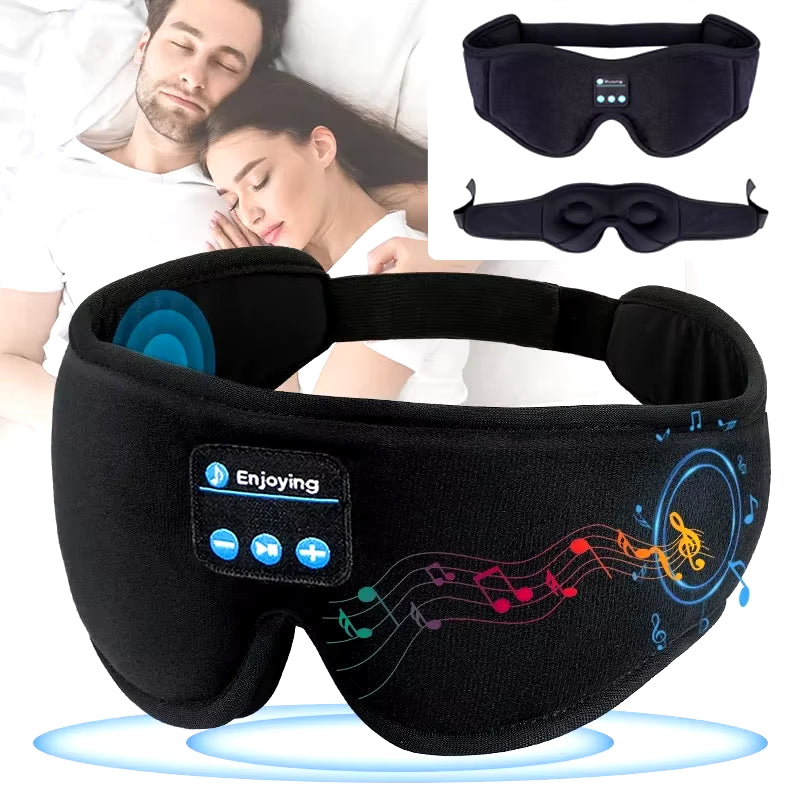 SnoozeSound™ Sleep Mask with Bluetooth Headphones for Ultimate Relaxation