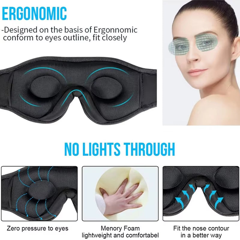 SnoozeSound™ Sleep Mask with Bluetooth Headphones for Ultimate Relaxation