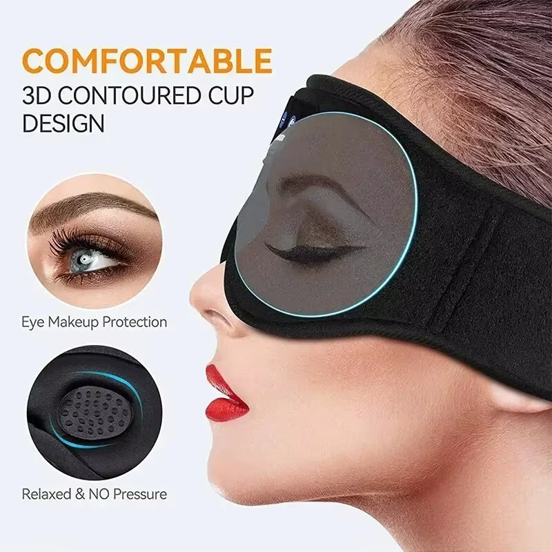 SnoozeSound™ Sleep Mask with Bluetooth Headphones for Ultimate Relaxation