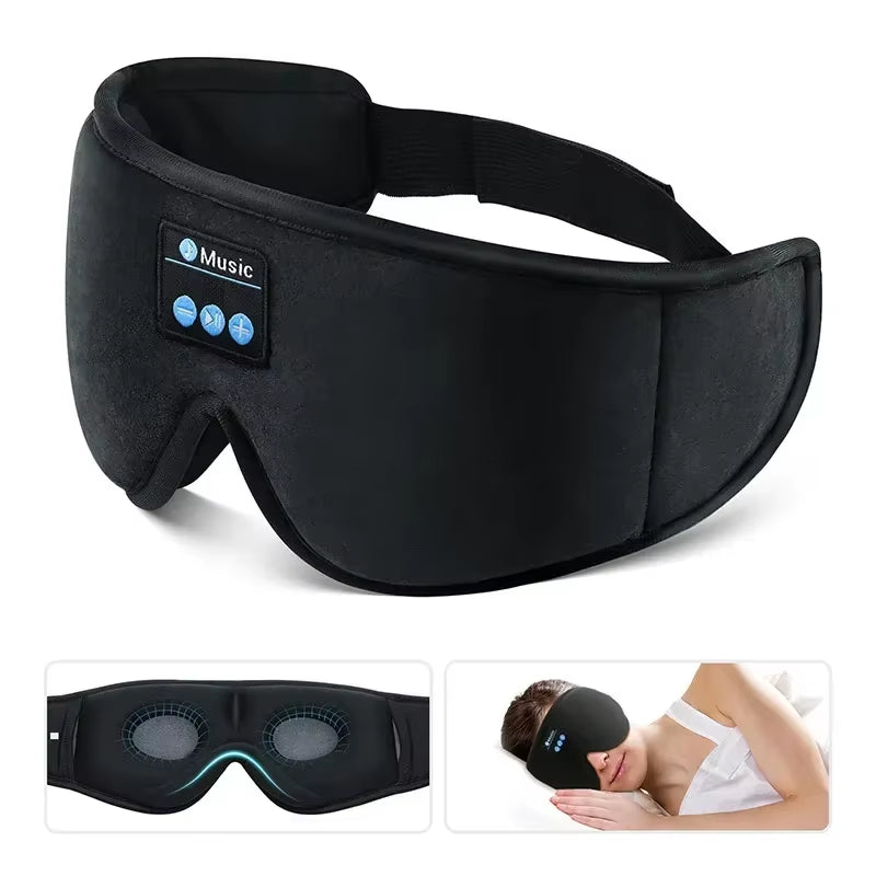 SnoozeSound™ Sleep Mask with Bluetooth Headphones for Ultimate Relaxation