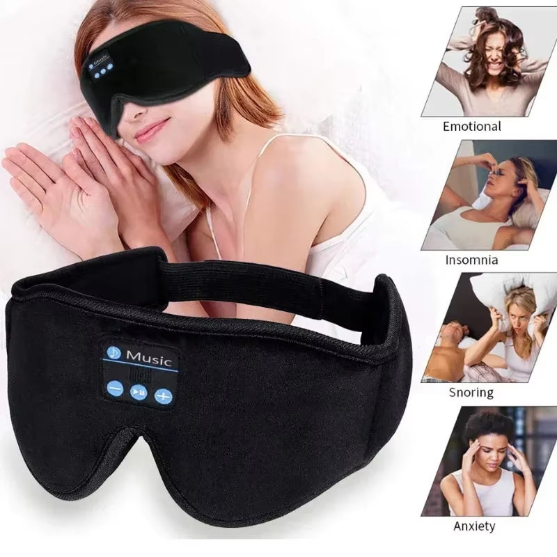 SnoozeSound™ Sleep Mask with Bluetooth Headphones for Ultimate Relaxation